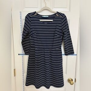 Maurice’s navy blue and white Dress, Medium